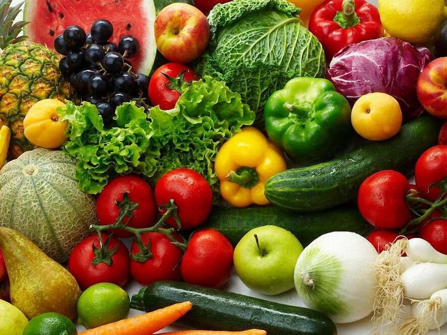 Frutas y verduras